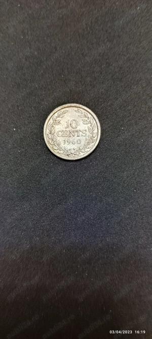 Moneda argint 10 Cents, LIBERIA, 1960