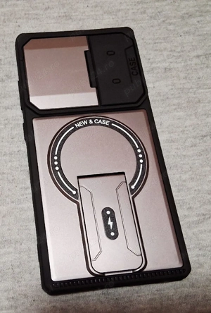 Husa Lux Stand Ultra Hybrid Samsung S25 Ultra,cu stativ!