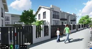 Case Duplex Premium Livezeni str Subpădure Predare: Finisat la Cheie Curte cu sistem automatizat - imagine 2