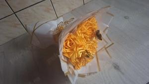 Buchete trandafiri din denim