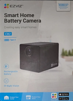 Camera IP EZVIZ CS-CB2, 2 MP, 2,8 mm, IP20, suport MicroSD pana la 512 G - imagine 2