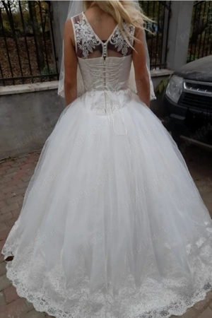 Rochie albă de mireasă - imagine 4
