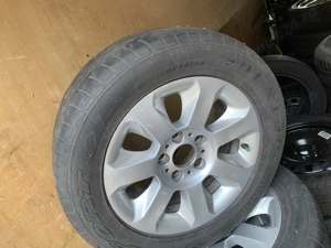 Jante Aluminiu BMW Seria 5 5x120 225/55 R16 cauciucuri vara - imagine 2