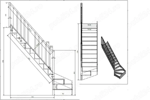 Vand scara interioara din lemn - imagine 2