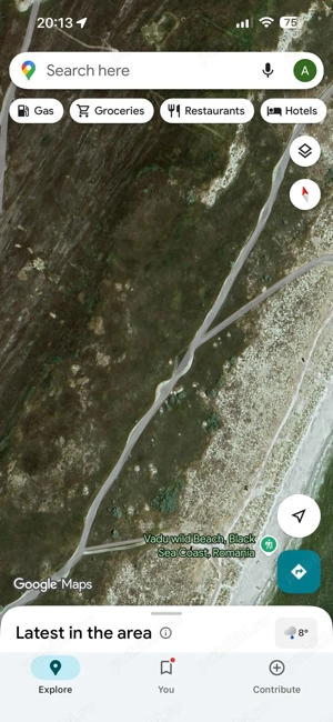 Teren de vanzare Vadu, prima linie 5000mp - drum de acces pe plaja - imagine 5