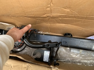 Cârlig de remorcare NOU original WESTFALIA / EURO – detașabil, cu chei - imagine 2