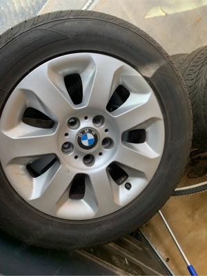 Set jante aluminiu BMW Seria 5 + cauciucuri de vară – 5x120, 225/55 R16