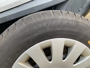 Set roți iarnă BMW Seria 1 – jante tablă 5x120 + Michelin 195/65 R15 - imagine 2