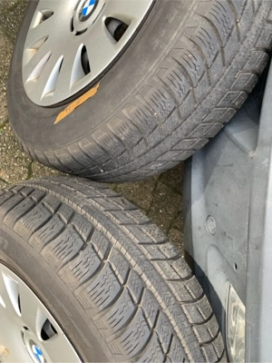Set roți iarnă BMW Seria 1 – jante tablă 5x120 + Michelin 195/65 R15 - imagine 7