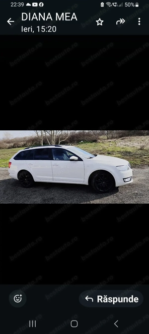 Vând  Skoda  Octavia  , an fabricație  2016 - imagine 2