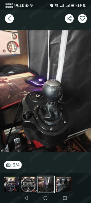 Volan Logitech G920 plus schimbător 