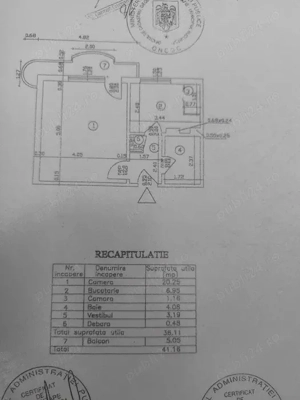 Proprietar vand garsoniera cf.1 dec Sebastian - Prosper - 13 Septembrie - imagine 8