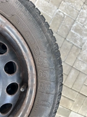 Jante de tablă + Anvelope Iarnă (stare excelentă) - imagine 2