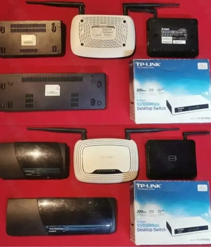 Router Tp-Link D-Link Switch TP-Link Asus AP Unifi-Ubiquiti