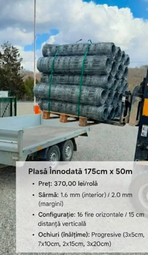 Vand 100 role plasa inodata h 175, 50 ml lungime, Slovacia