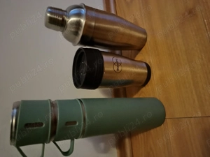 3 recipiente: 2  Termosu uri+ Shaker Inox  termosuri