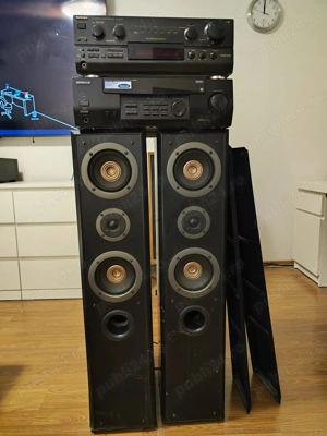 Boxe Technics SB T200 + Kenwood KRF-V4550D + Technics SA AX730