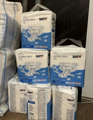 Scutece   pampers adulti Super Sensi Lagrge sau Mediu, nr. 2 sau nr. 3