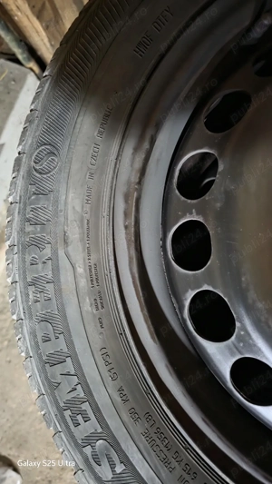 Set jante cu anvelope iarnă + capace  - imagine 2