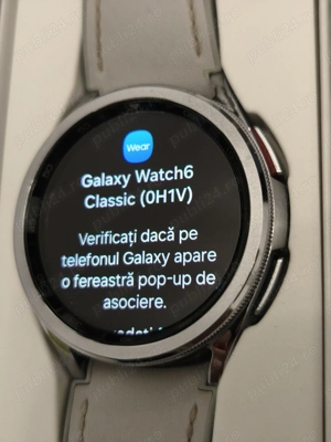 Samsung Galaxy Watch 6 Silver - imagine 3