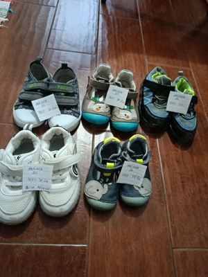 papuci baiat diferite marimi