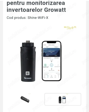 Modem Wi-Fi invertoare Growat  Huawei 