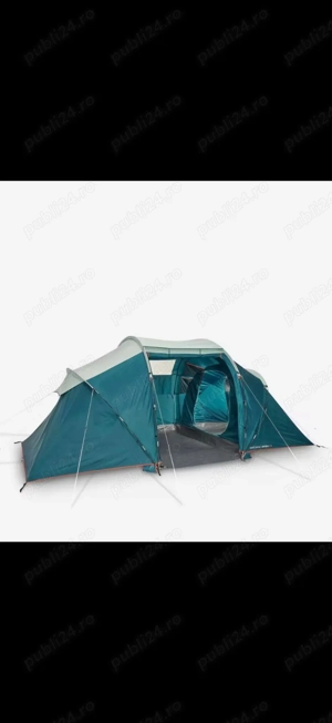 Vând cort camping QUECHUA de 4 persoane 