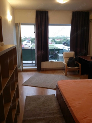 Garsonieră mobilată complet, terasă, etaj 3, Răsărit de Soare, pet friendly