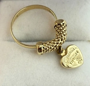 Inel Tiffany din aur galben 14K