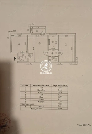 Apartament 2 camere de vanzare,  Podu Ro #537; - imagine 11