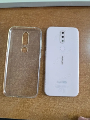 Telefon mobil Nokia 4.2, Dual SIM, 32GB, 4G, roz, cu husa si folie