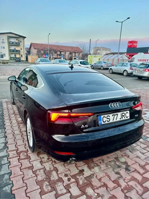 Audi A5 automat, 2.0 diesel, an 2018, interior piele crem - imagine 3