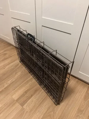 Cusca din metal pentru caini, demontabila, 2 usi - imagine 5