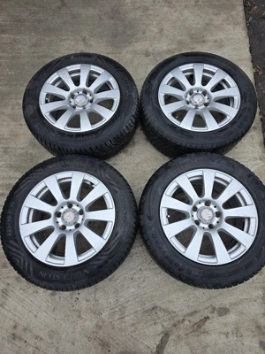 vand set anvelope + janta 225/55 R16 Mercedes Benz  - imagine 3