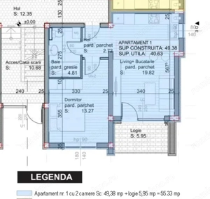 Apartament 2 camere  proiect nou Brândușelor, Baia Mare - imagine 5