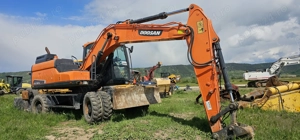 Excavator pe roți Doosan DX 160 W - imagine 5
