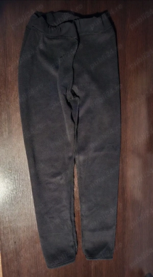 Colanți vatuiți negri - XL