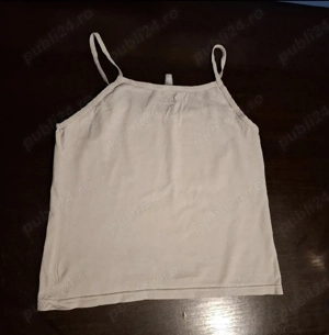 Maiou alb cu dantelă (defect) - imagine 2