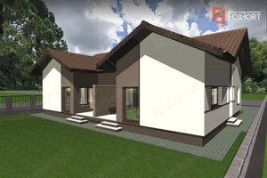 Teren intravilan pretabil constructii, autorizatie + fundatie, Giarmata-Vii - imagine 8