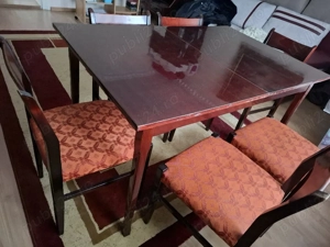 Vând masa cu 6 scaune - imagine 2