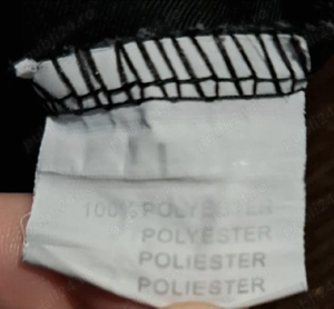 Pantaloni scurți negri cu șnur - imagine 3