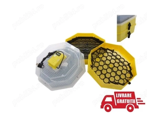 Incubator Clocitoare Electric 2 in 1 Temperatura Dispozitiv Intoarcere 82 Oua Gaina 148 Oua Prepelit