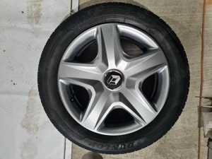 Jante otel Renault  R16 5x114.3  echipate cu anvelope Dunlop