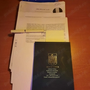 Traduceri autorizate din și în franceză, legalizate, servicii de subtitrare și interpretariat - imagine 3