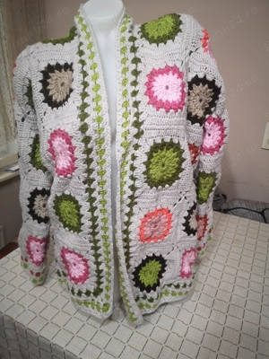 Cardigan crosetat manual 