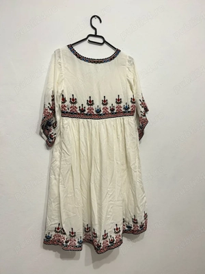 rochie midi cu model traditional popular tip ie s m