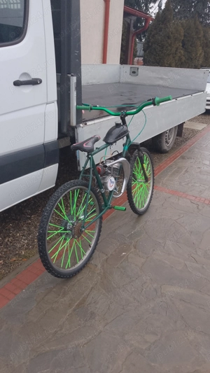bicicleta cu motor 80cc ca noua