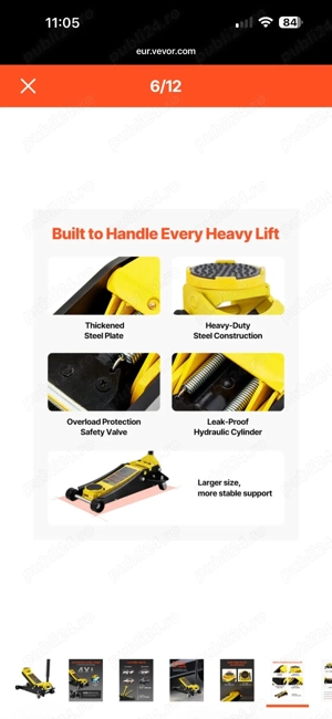 Cric Vevor 3 T NOU - imagine 5