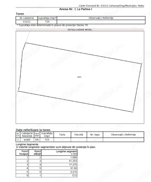 Teren intravilan de vânzare 719 mp Paleu - imagine 5
