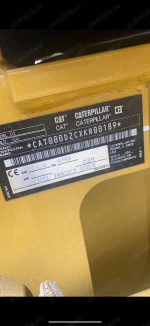 Buldozer Cat D2 LGP - nou - Euro6 - imagine 4